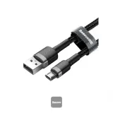 Baseus Cafule Cable USB to Micro USB 2.4A 1M – Gray + Black – image 2