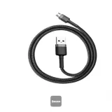 Baseus Cafule Cable USB to Micro USB 2.4A 1M – Gray + Black – image 4