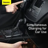 BASEUS Rapid Series 3-in-1 Fast Charging Data Cable Type-C to M+L+C PD 20W 1.5M - Black – image 4
