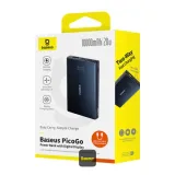 Baseus PicoGo 10000mAh Power Bank with Digital Display 20W Fast Charging – Black (With Simple Wiring Type-C to Type-C 60W 20V/3A 30cm Black) – image 6