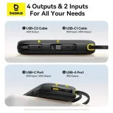 Baseus QPow 3 Digital Display Fast Charging Power Bank 45W 20000mAh with Built-in USB-C & Lightning Cable – image 4