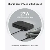 Anker MagGo Power Bank (10K) – 15W Qi2 Wireless Charging with Smart Display & Foldable Stand – image 4
