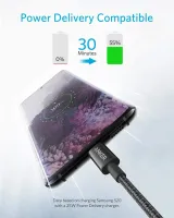 Anker USB-C to USB-C Cable 1m 60W Fast Charging Braided Cable (A8752) – image 2