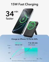 ESR Qi2 MagSlim Kickstand Power Bank (10K)-White – image 4