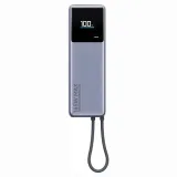 Xiaomi 165W Power Bank with Integrated USB-C Cable 10000mAh - Grey – image 1
