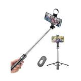 PLOKAMA LIVE-K7 Selfie Stick with Tripod & Wireless Remote – image 1