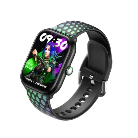 oraimo Watch 6 MOCO X Free Fire 2.01" HD Screen Smart Watch (OSW-809)