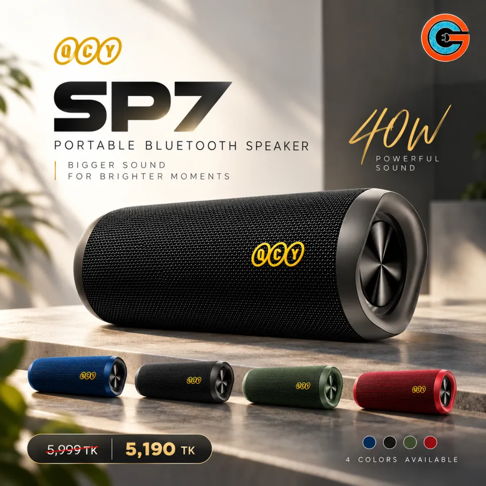 QCY SP7 Ultra-portable Bluetooth Speaker-40W