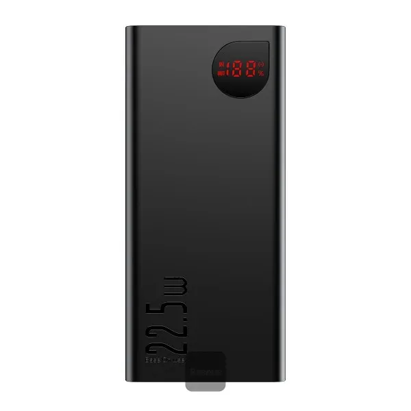Baseus Adaman Metal Digital Display Quick Charge Power Bank 10000mAh / 20000mAh 22.5W – Black