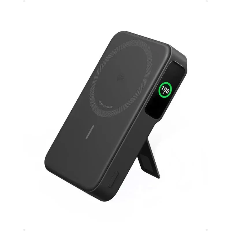 Anker MagGo Power Bank (10K) – 15W Qi2 Wireless Charging with Smart Display & Foldable Stand