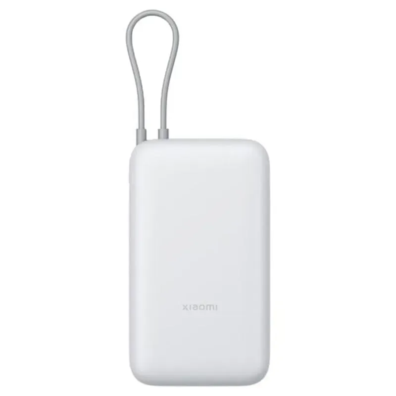 Xiaomi Power Bank 20000mAh 22.5W Fast Charging with Integrated USB-C Cable