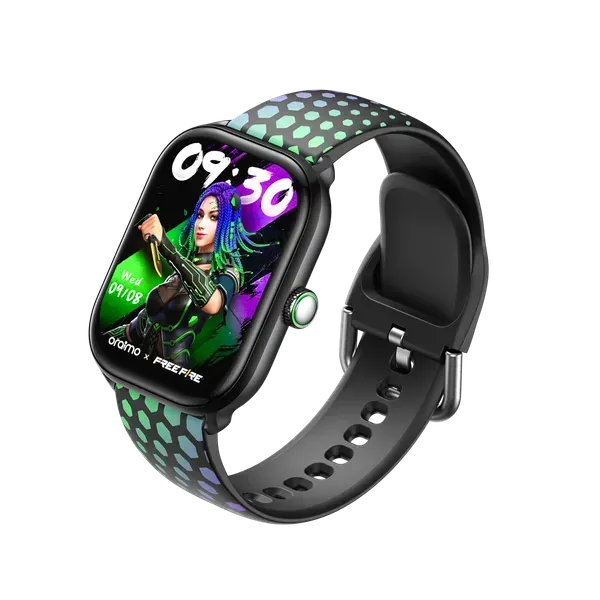 oraimo Watch 6 MOCO X Free Fire 2.01" HD Screen Smart Watch (OSW-809)
