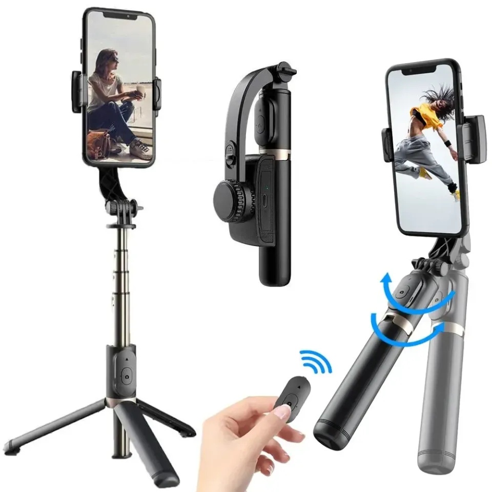Q08 Handheld Gimbal Smartphone Stabilizer with Tripod & Bluetooth Selfie Stick